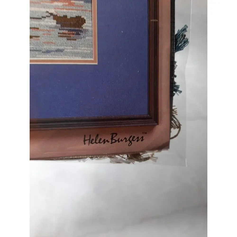 Bernat Counted Half Cross Stitch Kit Morning Sail H04504 Vintage 1983